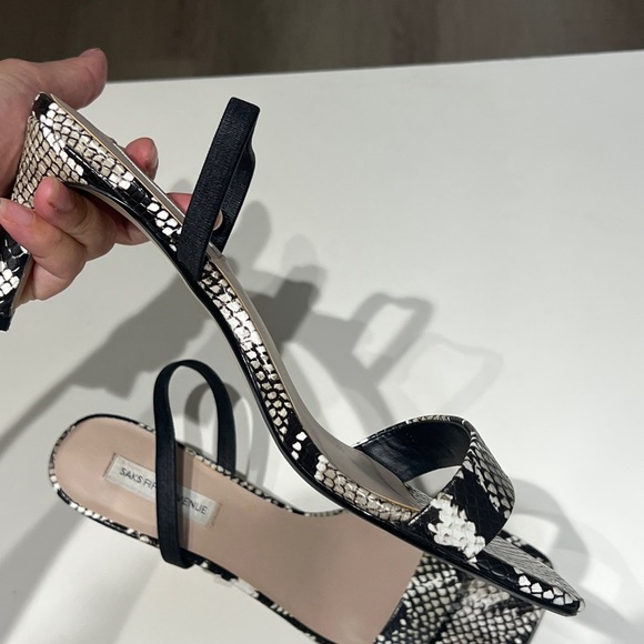 Snake Print Kitten Heels - Picture 4 of 6